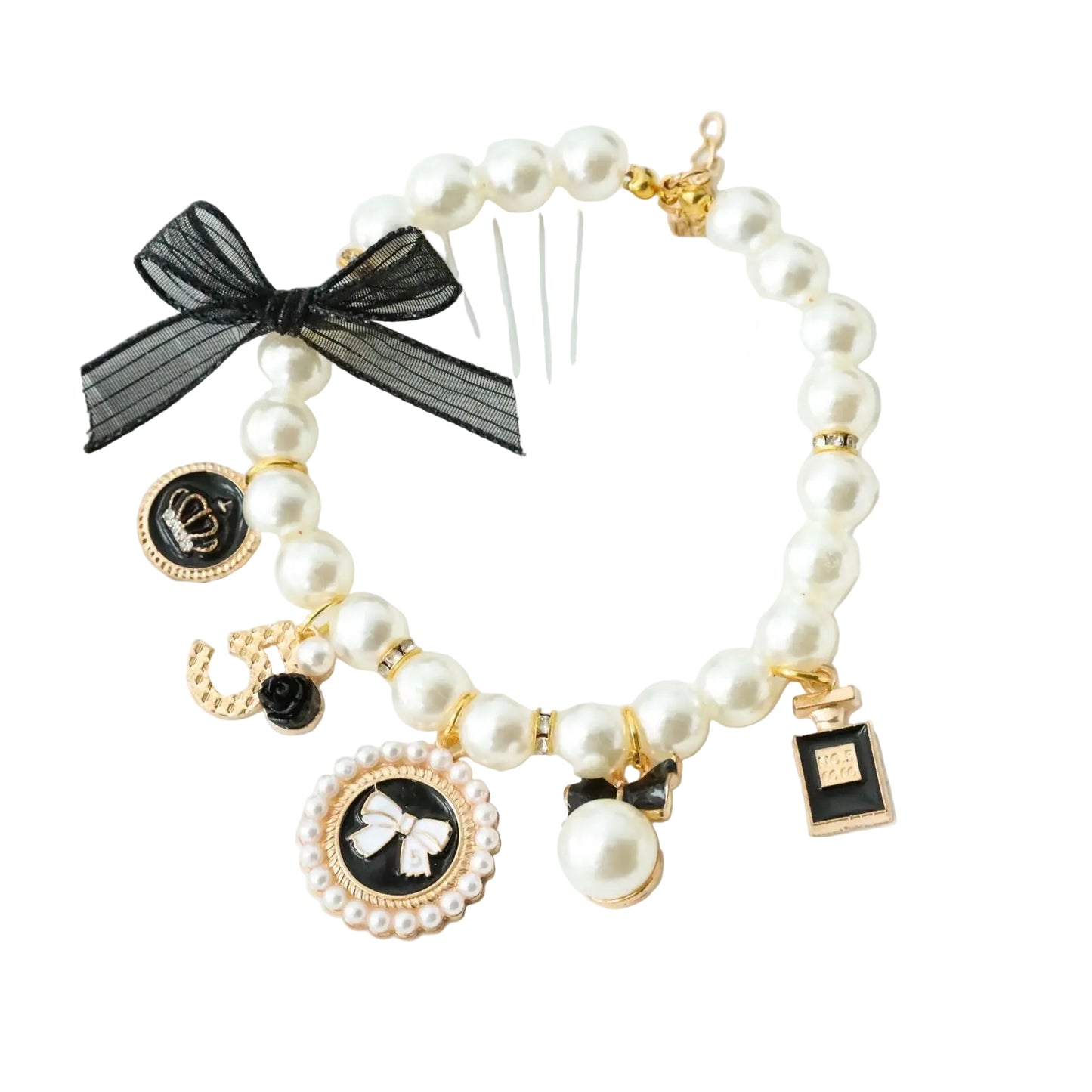 Little Paw Babies Royal Charm Collar