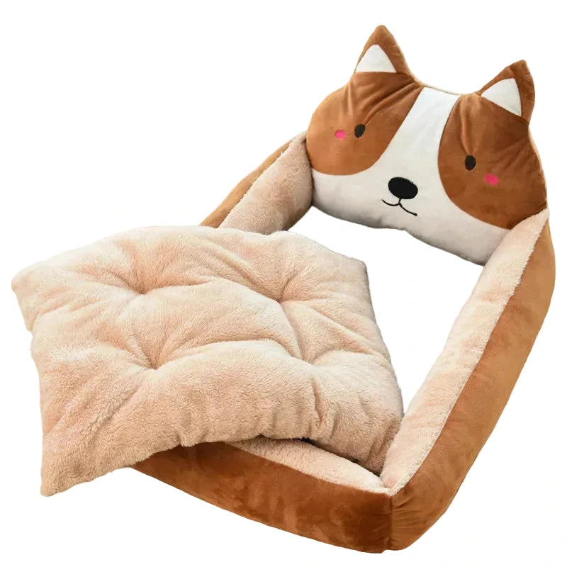Little Paw Babies Cozy Cloud Cartoon Pet Bed