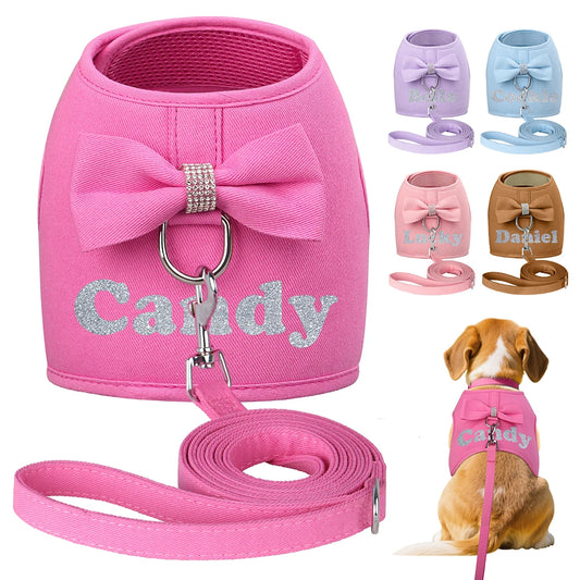 Bow Charm Personalize Harness Set