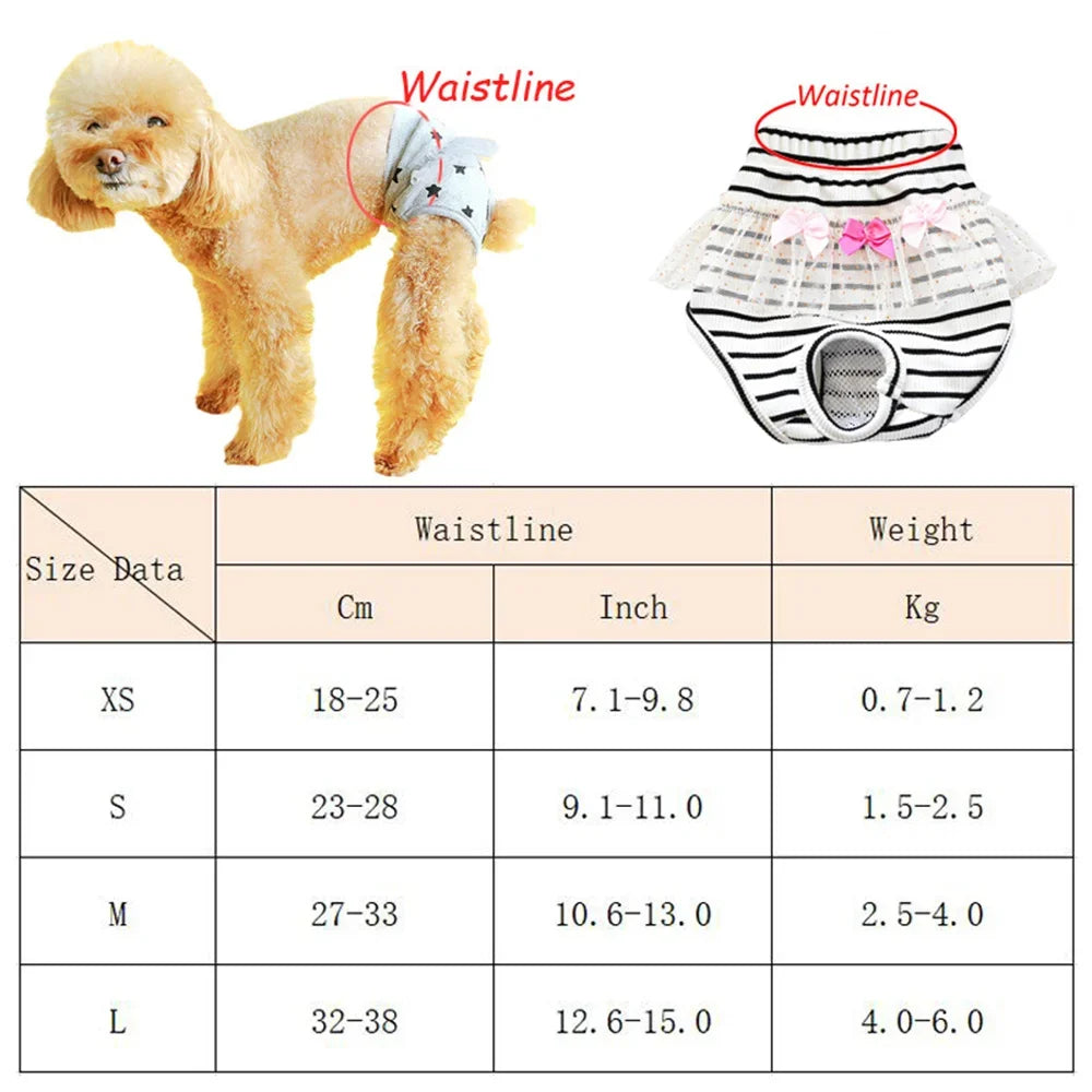 Little Paw Babies Sweet Stripe Puppy Bloomers