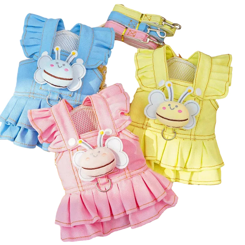 Bee Sweet Denim Harness Dress