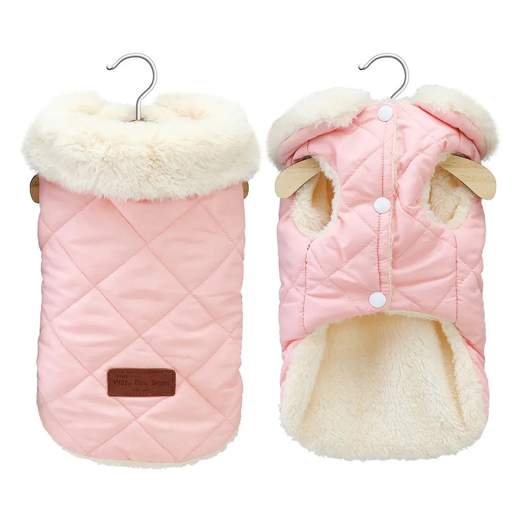 Little Paw Babies Cozy Fur Winter Pup Jacket