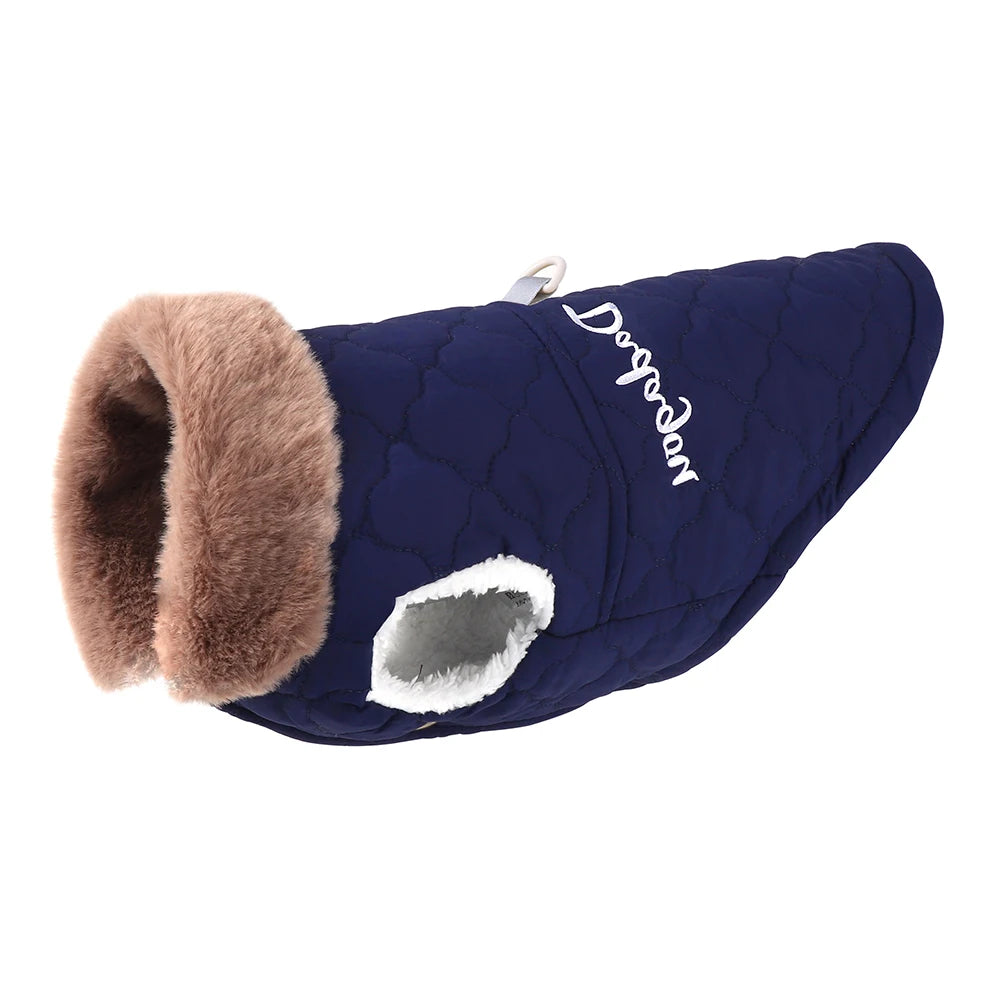Polar Paw Fur Collar Vest Jacket