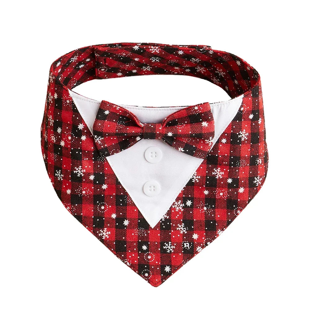 Classy Paw Bow Tie Bandana
