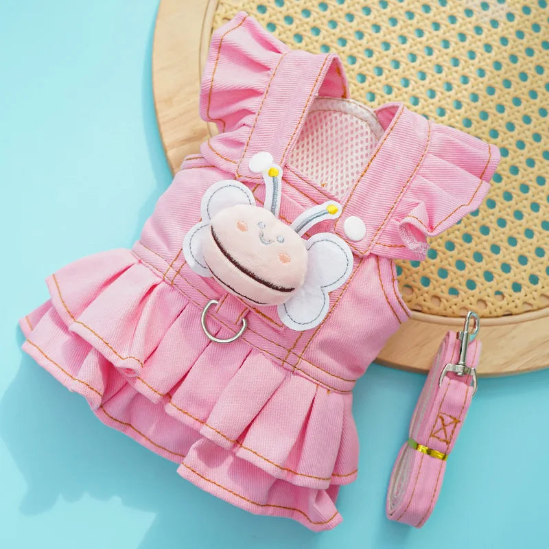 Bee Sweet Denim Harness Dress