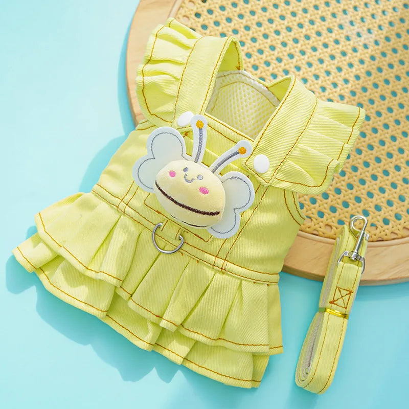 Bee Sweet Denim Harness Dress