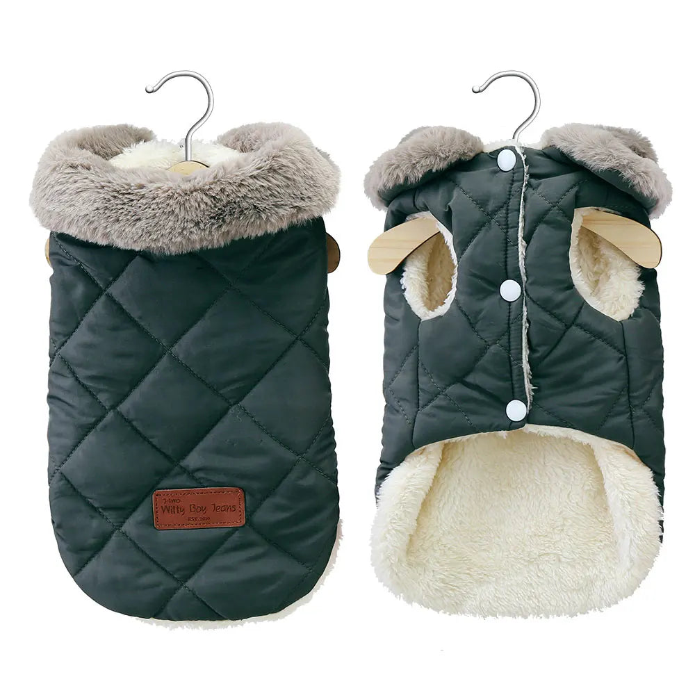 Little Paw Babies Cozy Fur Winter Pup Jacket