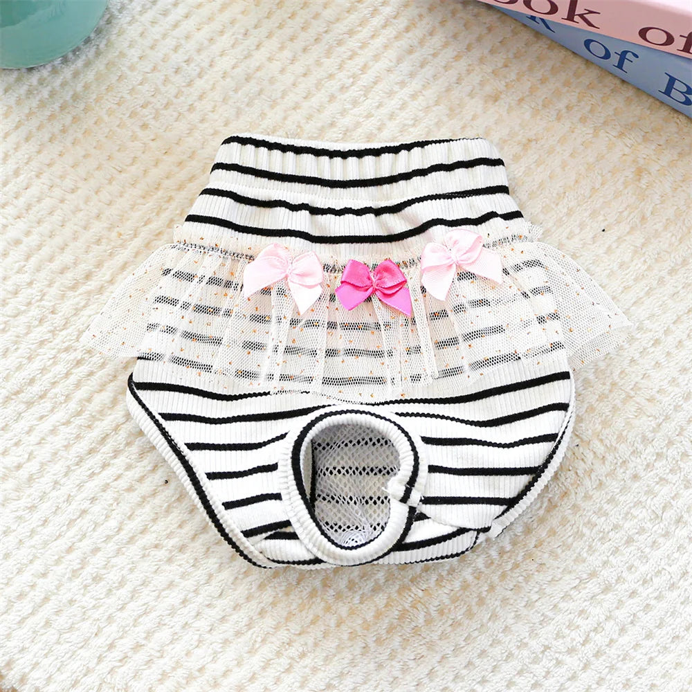 Little Paw Babies Sweet Stripe Puppy Bloomers