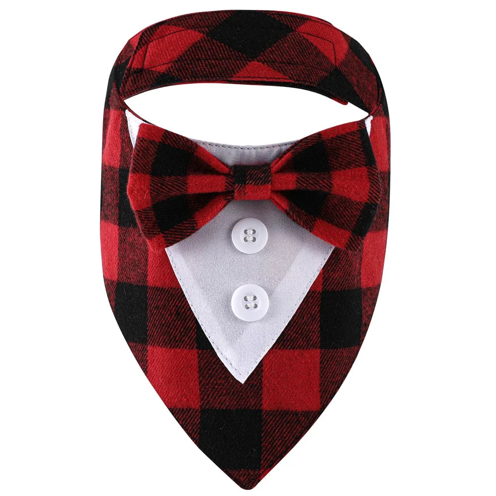 Classy Paw Bow Tie Bandana