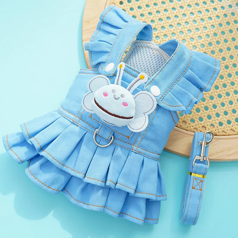Bee Sweet Denim Harness Dress